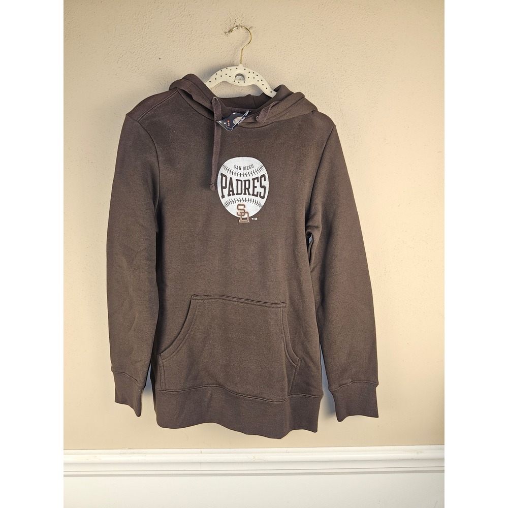 NWT Fanatics Womens Brown San Diego‎ Padres Hoodie Medium